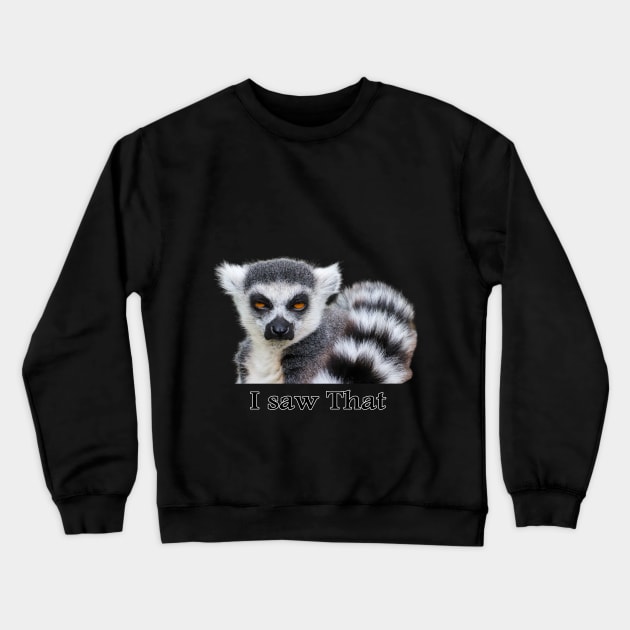 Lemur  saw that v2 Crewneck Sweatshirt by Zimart